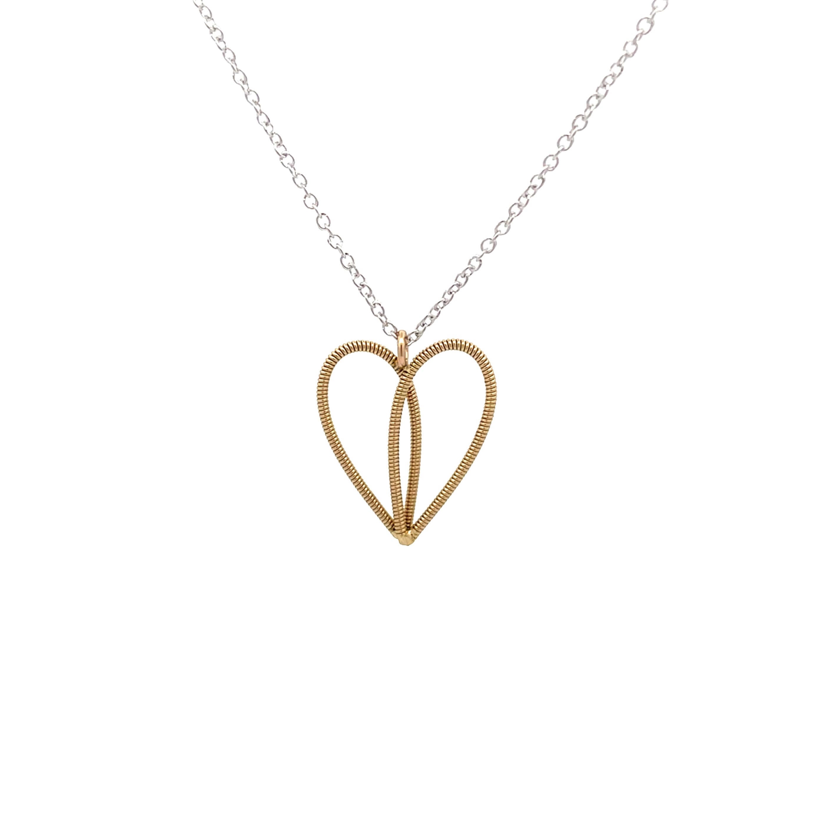 Sarah McLachlan Heart Necklace - Gold