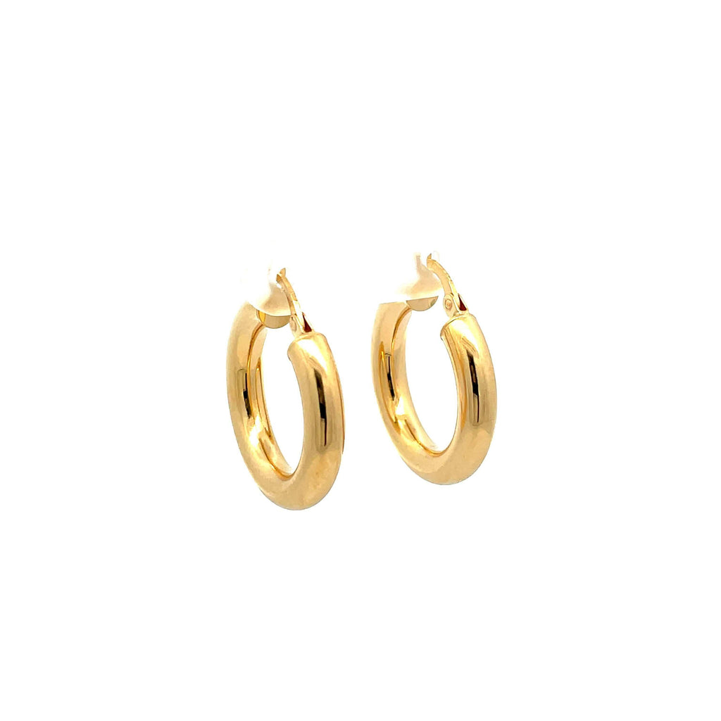 10k gold thick 14.5 mm on white background