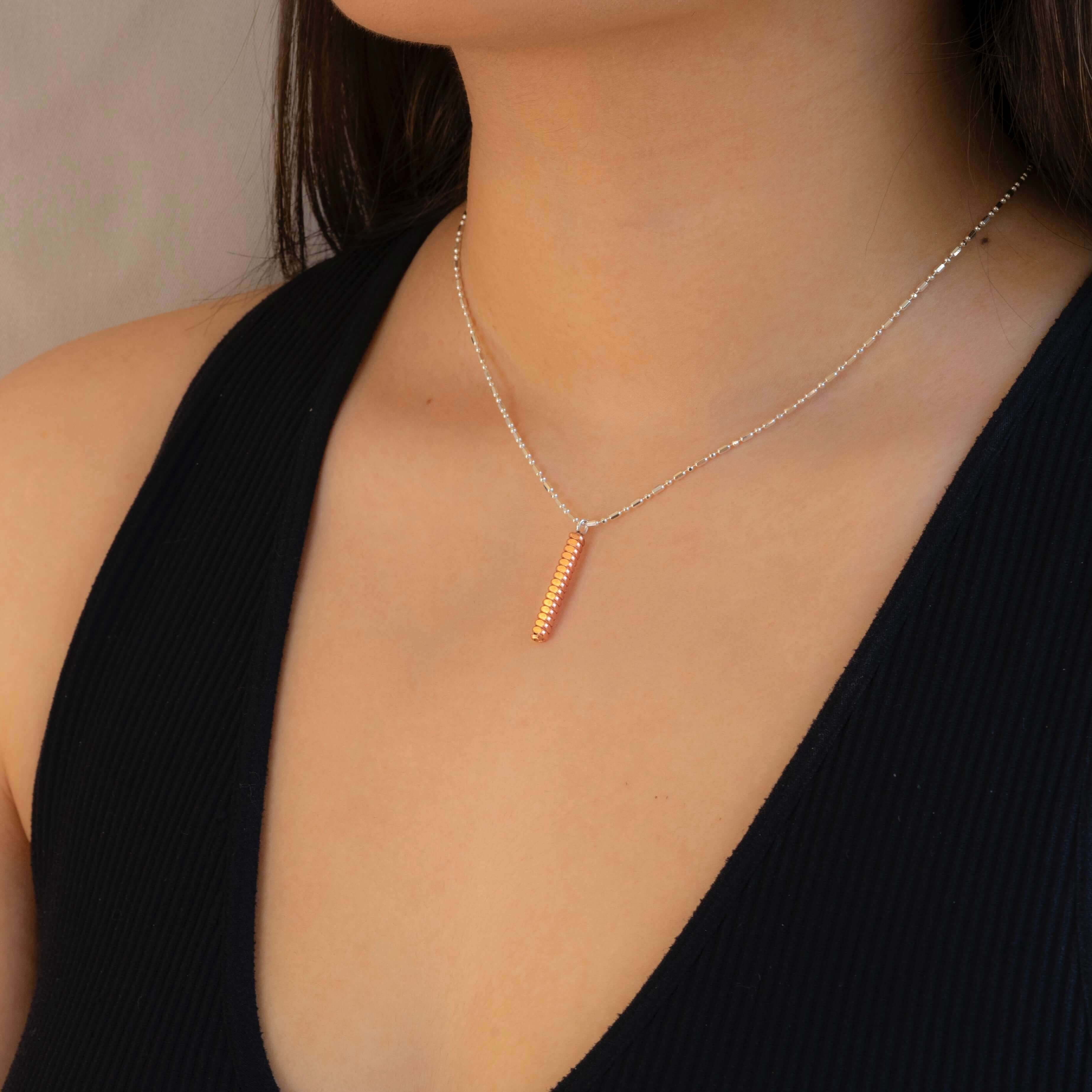 Piano String Necklace